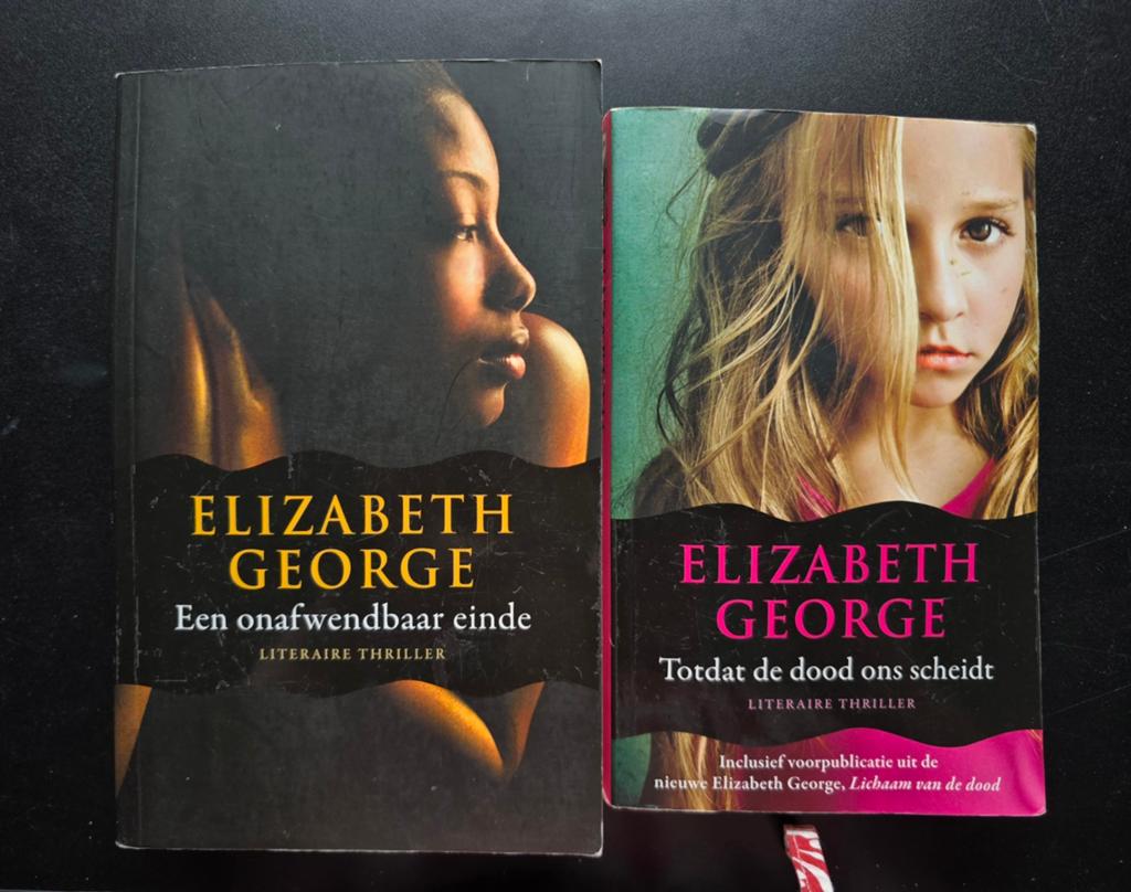 Boeken van Elisabeth George €3,50 per stuk, Boeken, Ophalen of Verzenden, Zo goed als nieuw