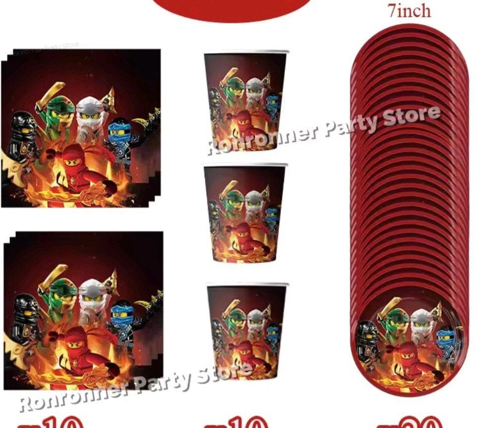 Nieuw Ninjago Feestpakket -, Ophalen, Nieuw, Feestartikel, Verjaardag
