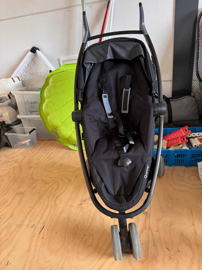 Quinnyzapp kinderwagen, zwart, licht gebruikt, Ophalen, Gebruikt, Overige merken