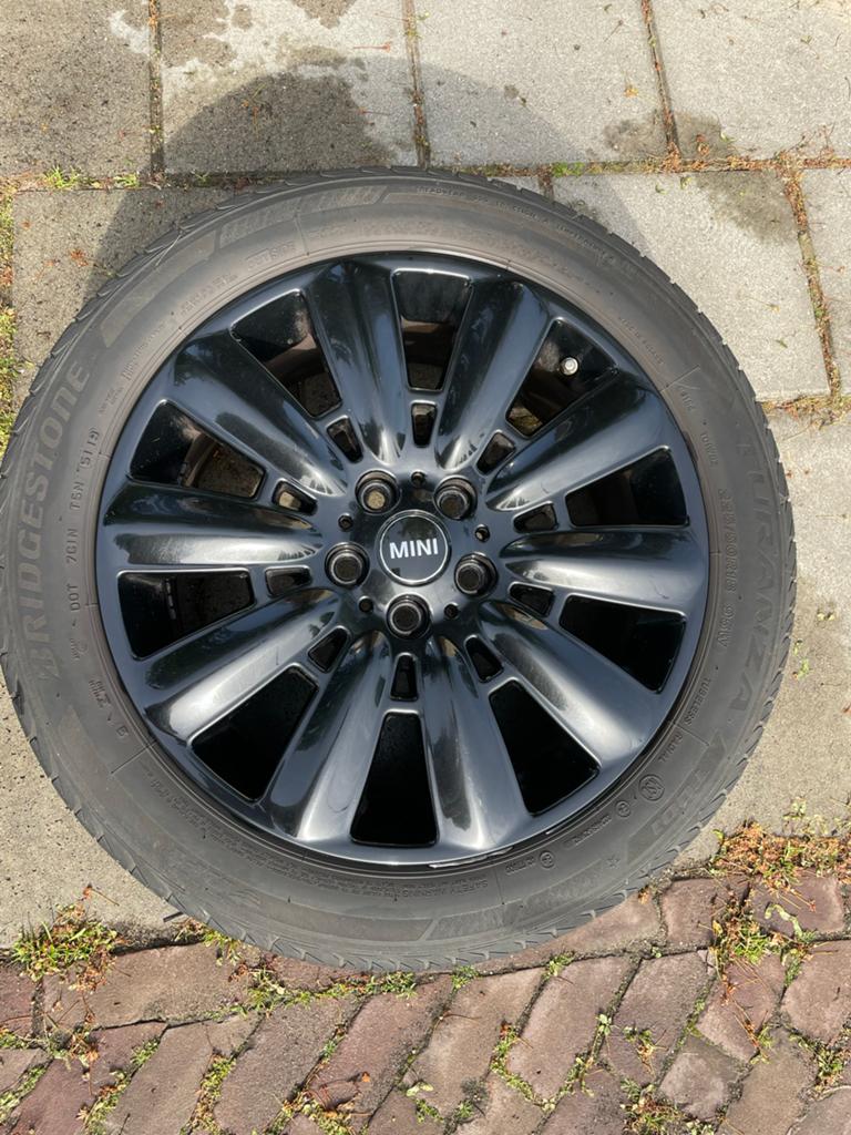 Banden en velgen voor Mini Countryman - Zwart 18 inch, Auto-onderdelen, Banden en Velgen, Ophalen, 18 inch, Gebruikt, Banden en Velgen