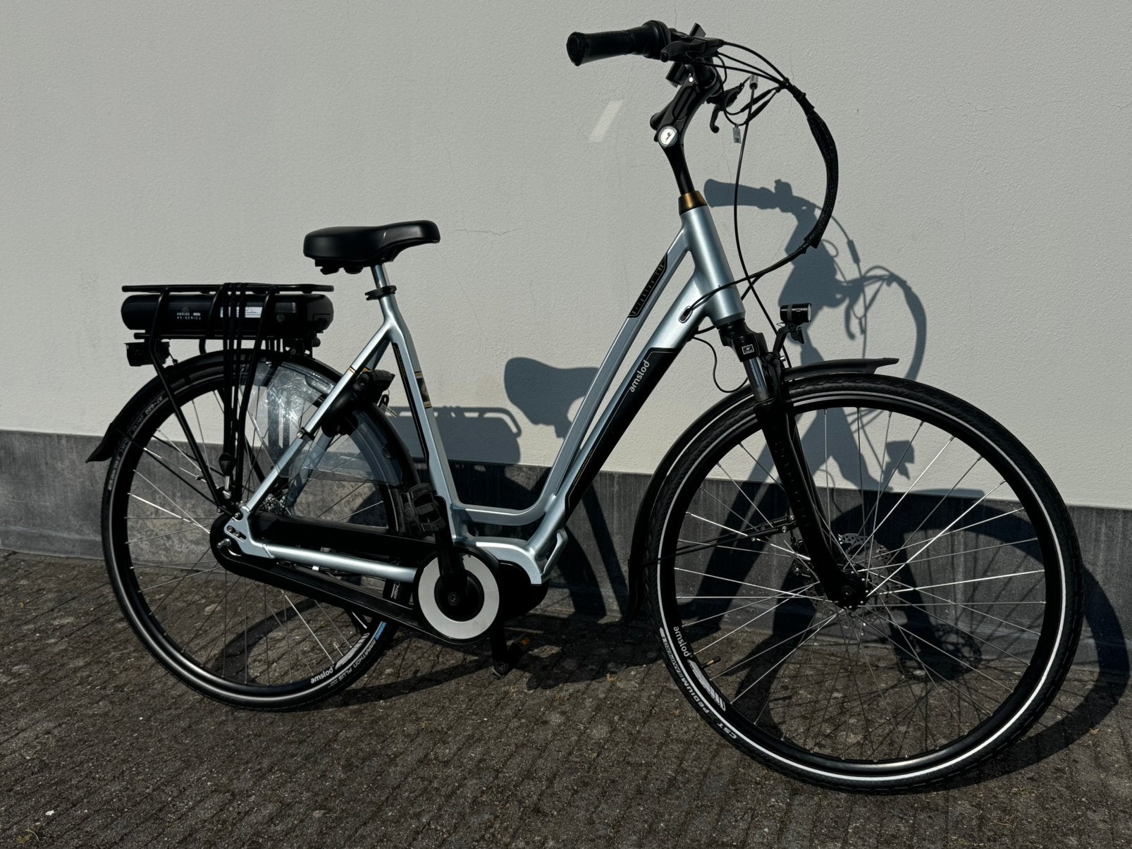 Amslod Brighton E-bike, Fietsen en Brommers, Elektrische fietsen, Gebruikt, 59 cm of meer, 50 km per accu of meer, Ophalen