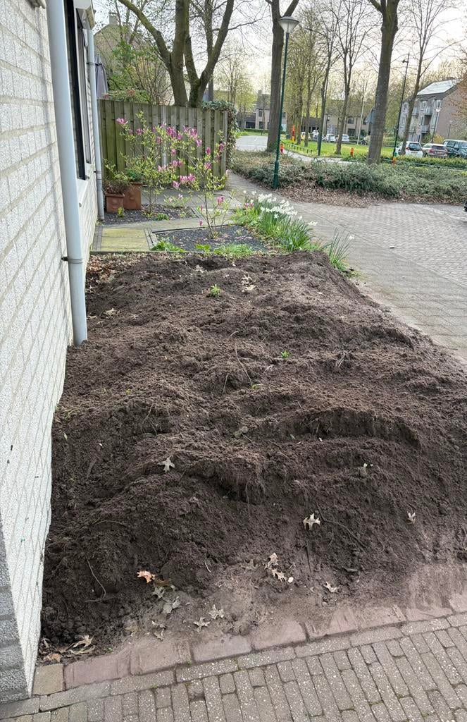 Zwarte grond gratis afhalen, Ophalen, Tuinaarde