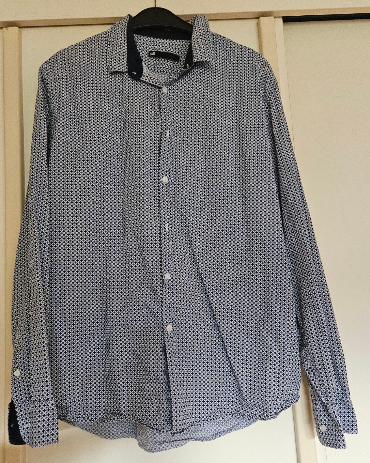 OVERHEMD MAAT XXL VAN WE, Ophalen of Verzenden, Zo goed als nieuw, Blauw, WE