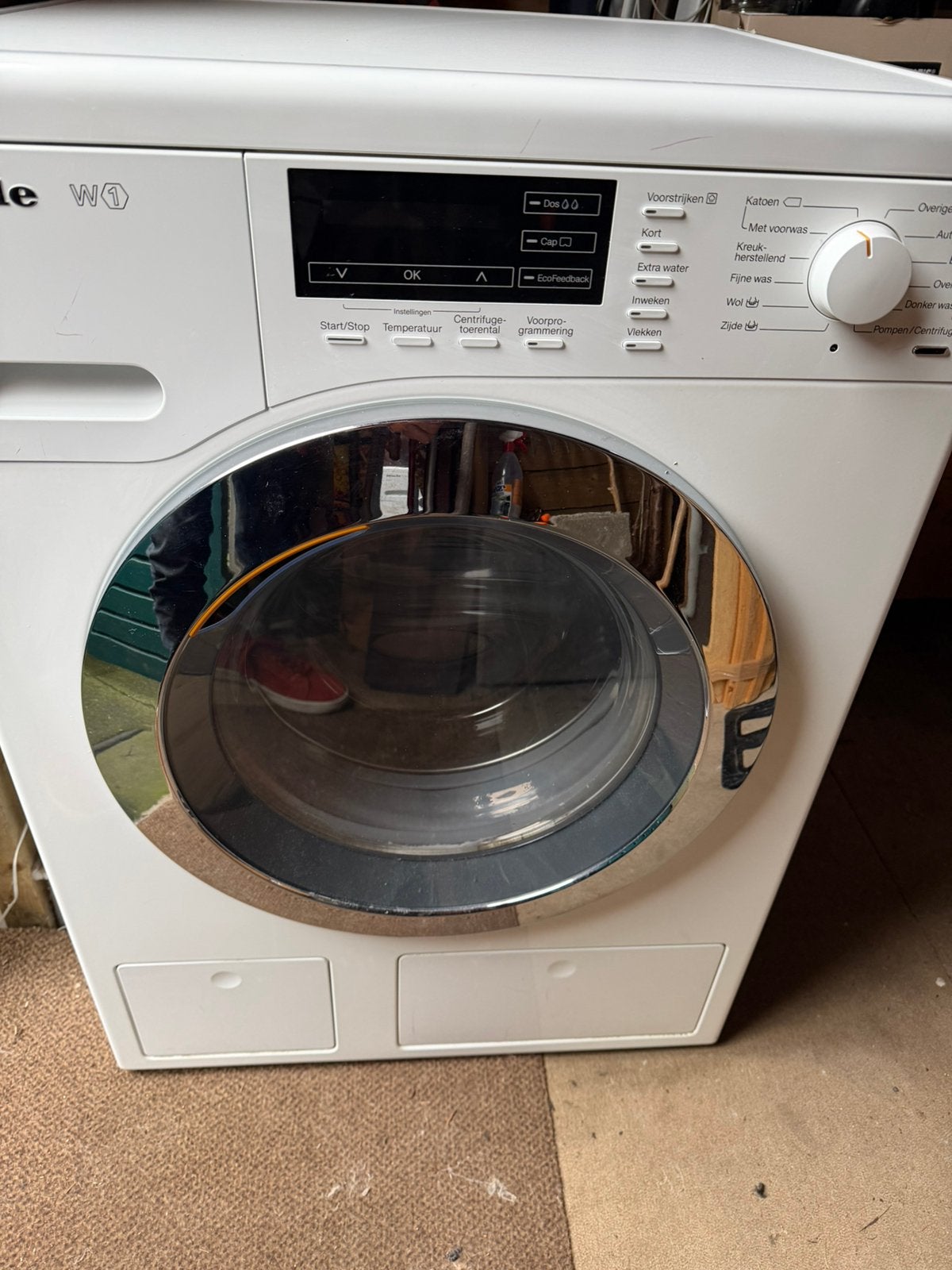 Miele W1 Twindos Wasmachine, Ophalen, 8 tot 10 kg, 85 tot 90 cm, 1600 toeren of meer