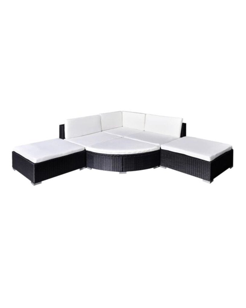 Tuin set, Tuin en Terras, Ophalen, Rotan, 6 zitplaatsen, Zo goed als nieuw