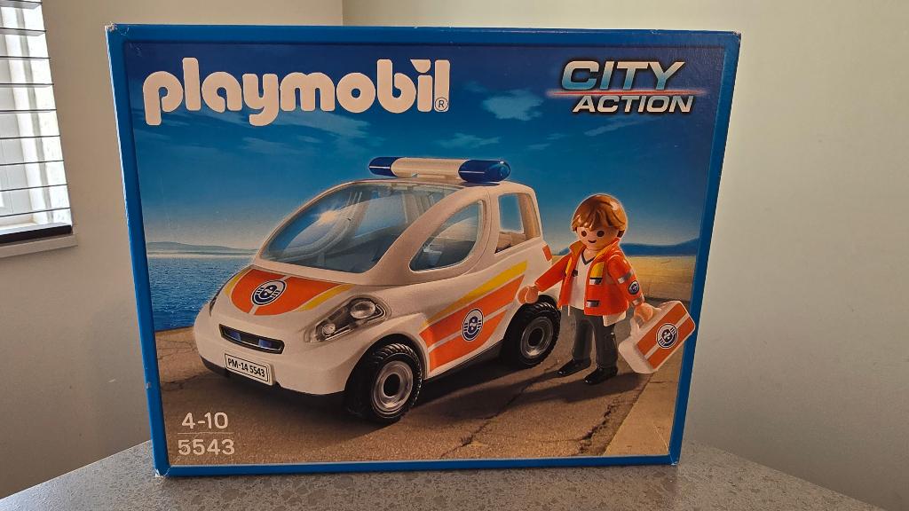 Playmobil 5543 Eerste Hulp ambulance broeder nieuw in doos, Ophalen of Verzenden, Nieuw, Complete set