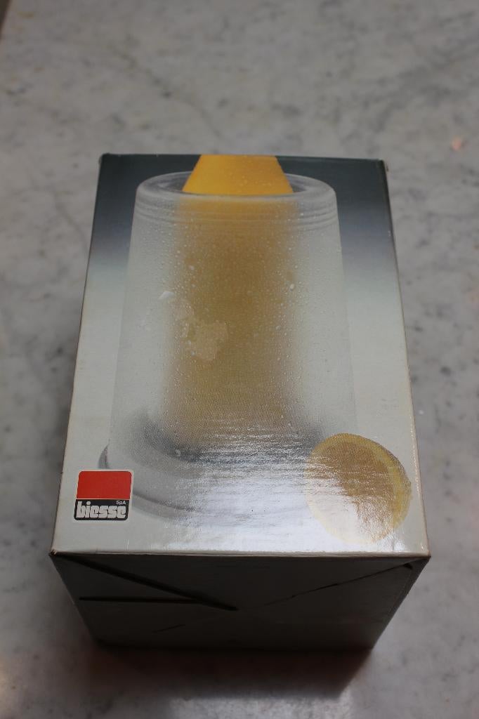 Pino Spagnolo 4 Biesse ‘Cleo’ Acrylic Wine Cooler NIB!!!, Ophalen, Flessenkoeler, Kunststof, Nieuw
