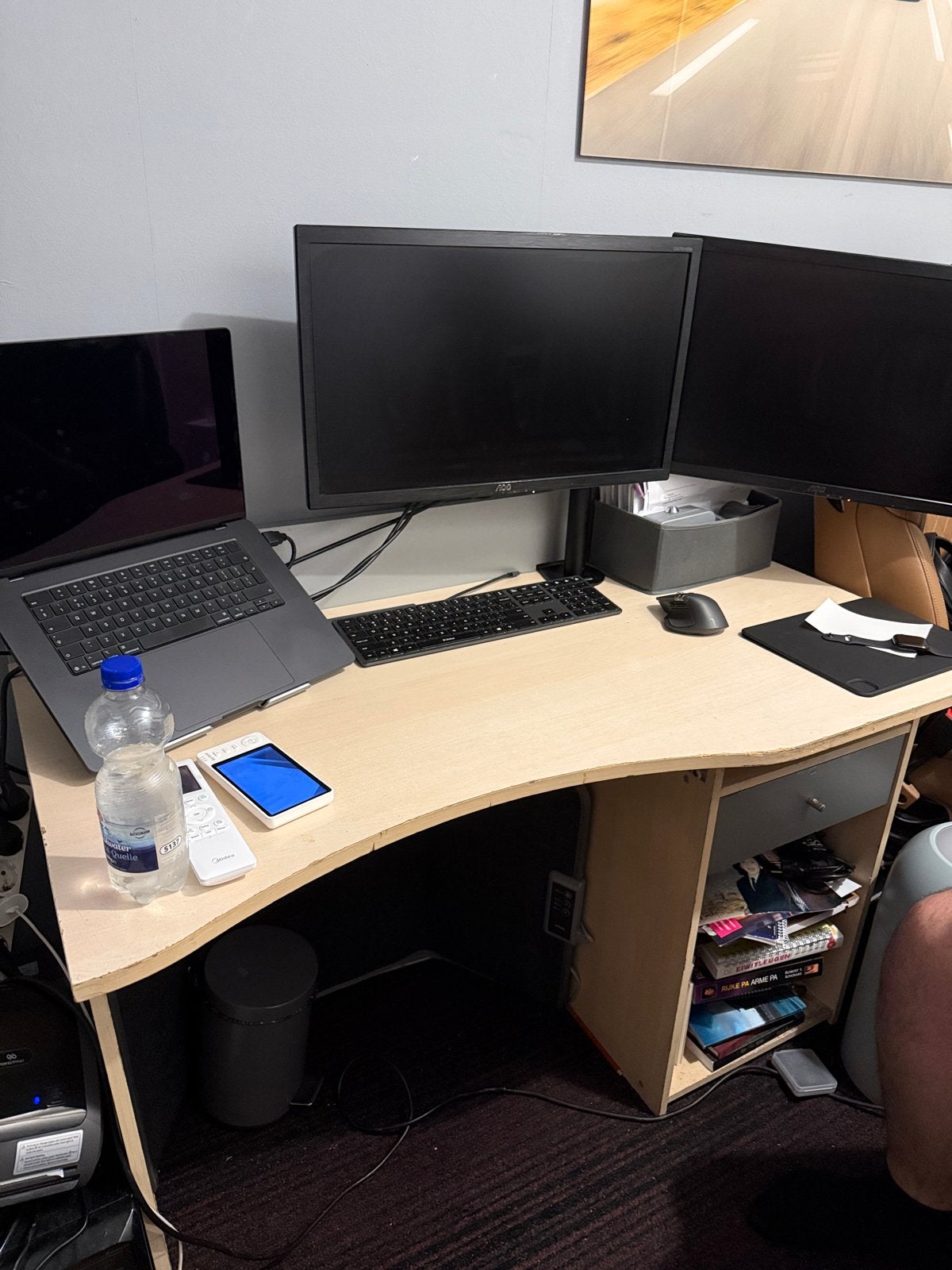 Bureau, Huis en Inrichting, Bureaus, Ophalen, Opbergruimte, Gebruikt, Hout