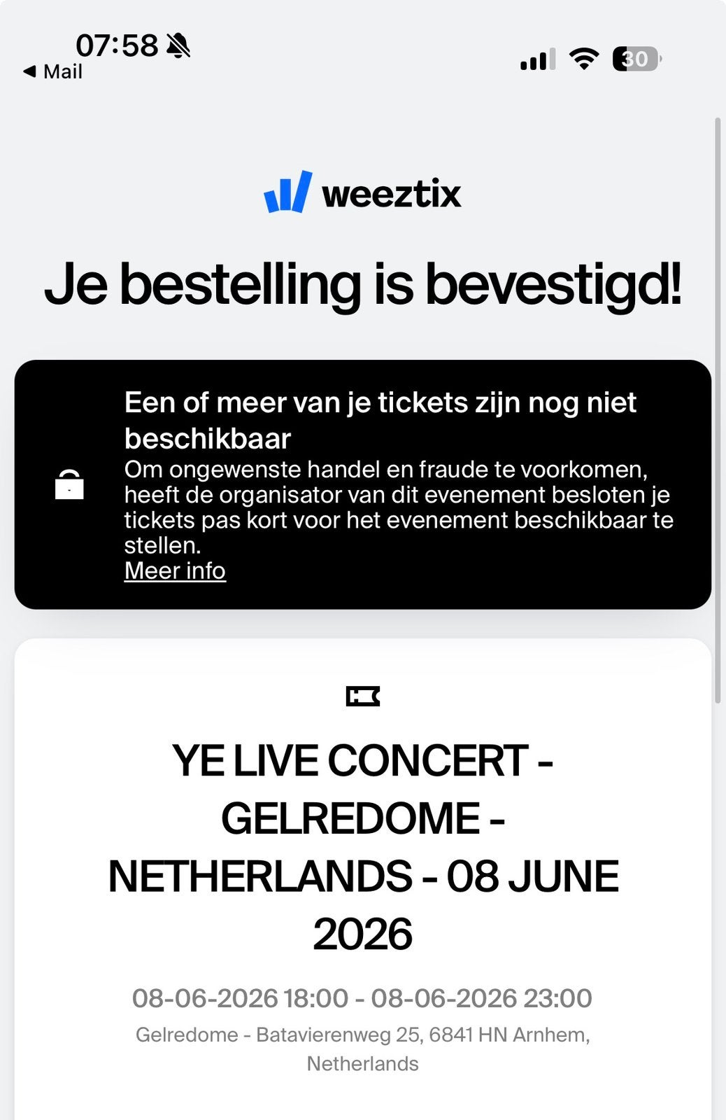 KANYE WEST 8 JUNI ARNHEM, Tickets en Kaartjes, Twee personen, Overige soorten, Overige typen