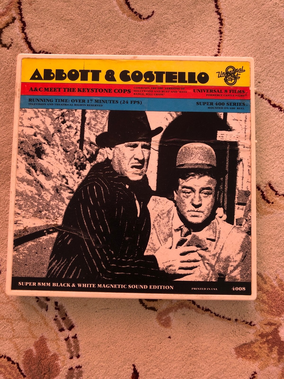 Abbott & Costello Meet the Keystone Cops 8mm film, Audio, Tv en Foto, Filmrollen, Ophalen of Verzenden, 8mm film