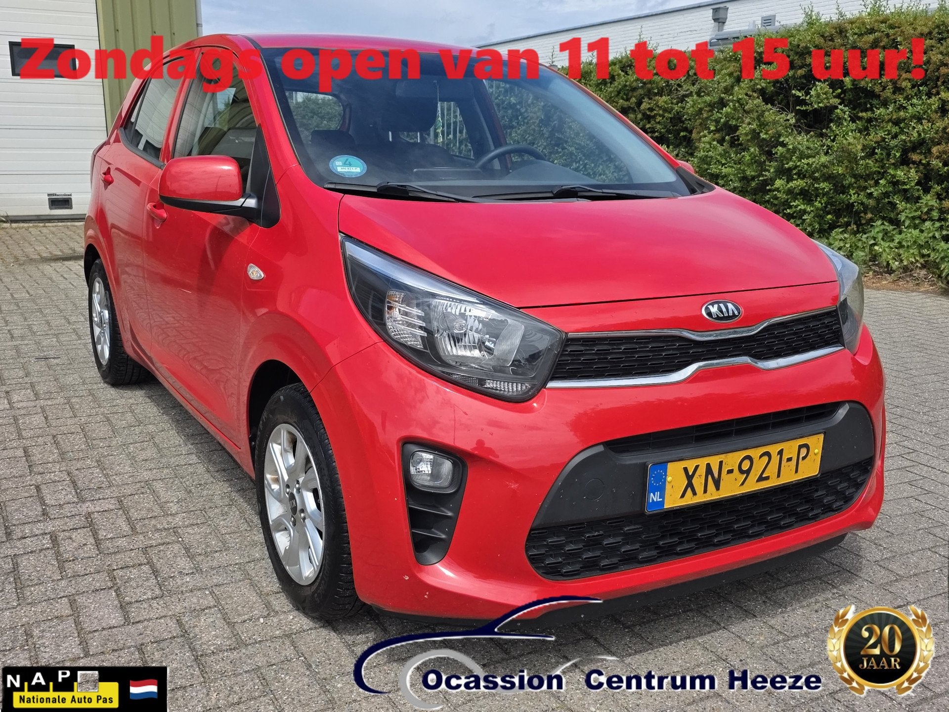 Kia Picanto 1.0 CVVT CPL Navigator, Camera! Navi! Trekhaak!, Voorwielaandrijving, Stof, Gebruikt, Euro 6