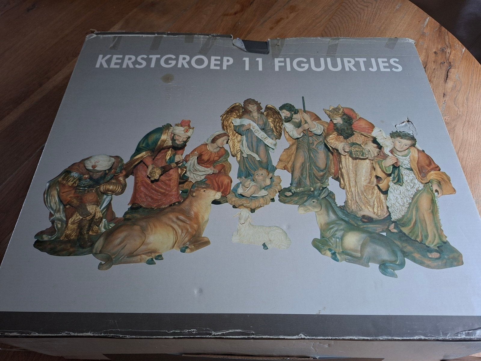 Kerstgroep,Kerstbeelden, Kerststal, Ophalen of Verzenden, Zo goed als nieuw