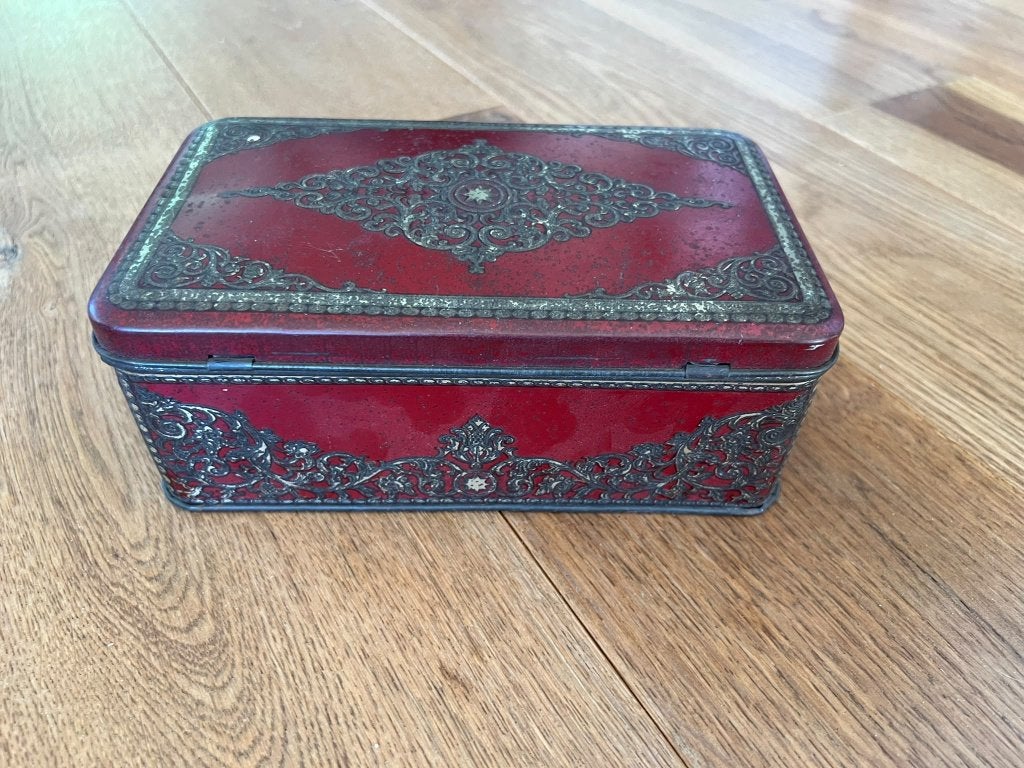 Antiek groot Lieftinck 1/2 kg rooktabak blik, Ophalen of Verzenden, Gebruikt, Overige