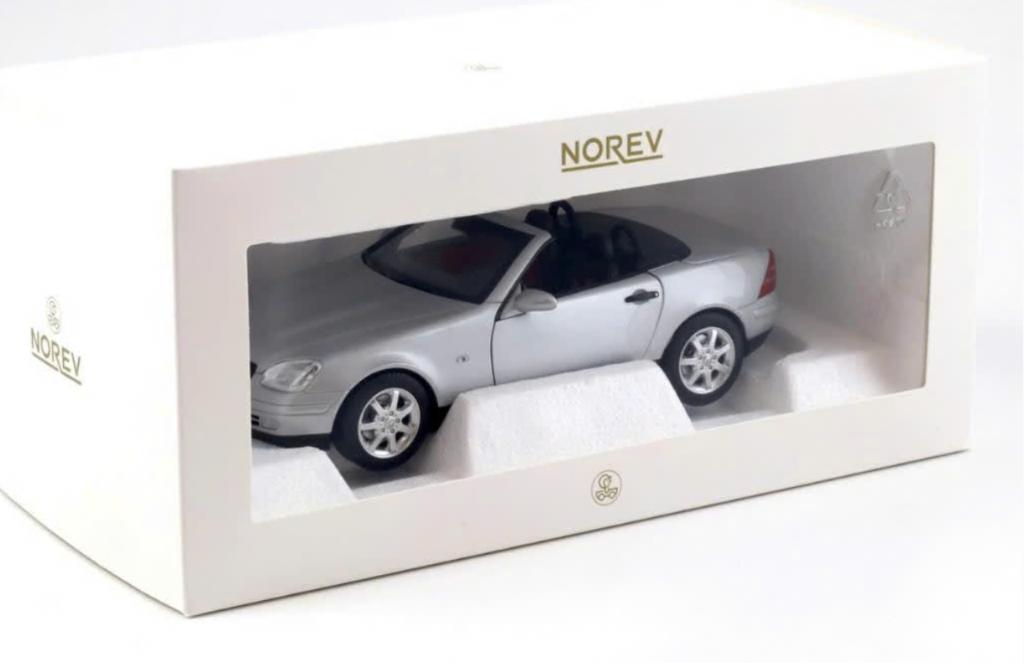 Mercedes-Benz SLK 1996 Zilver schaal 1/18 NOREV Ref. 183020, Verzenden, Nieuw, Auto, Norev