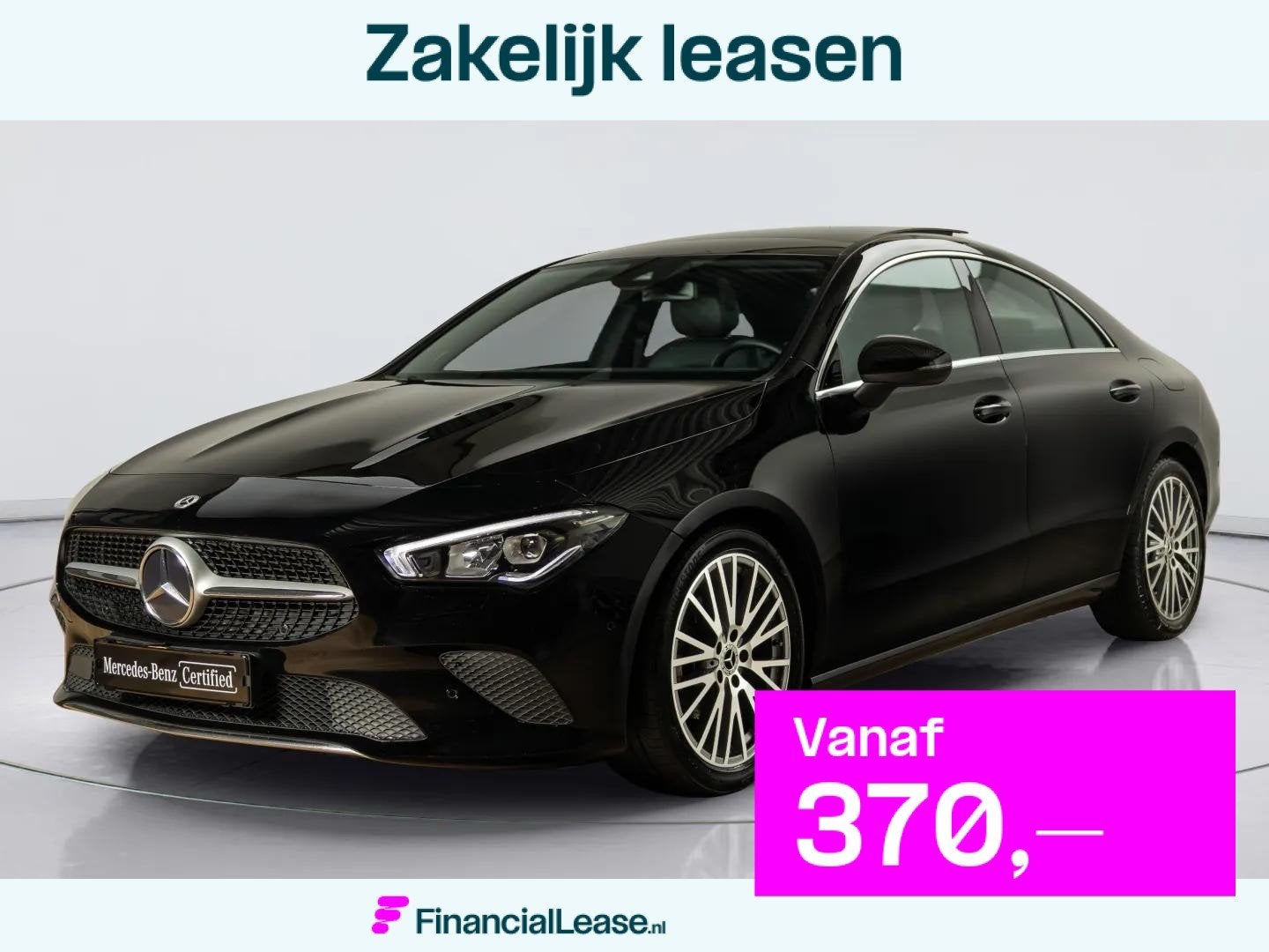 Mercedes-Benz CLA Coupé 180 Business Solution Luxury Panora, Gebruikt, 4 cilinders, Zwart, Origineel Nederlands