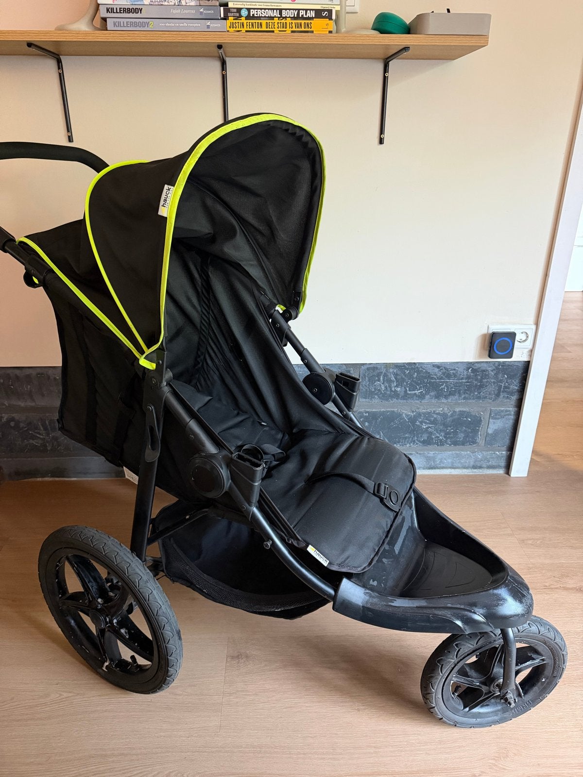 Hauck Runner - driewieler jogger buggy, Gebruikt, Luchtbanden, Ophalen, Kinderwagen