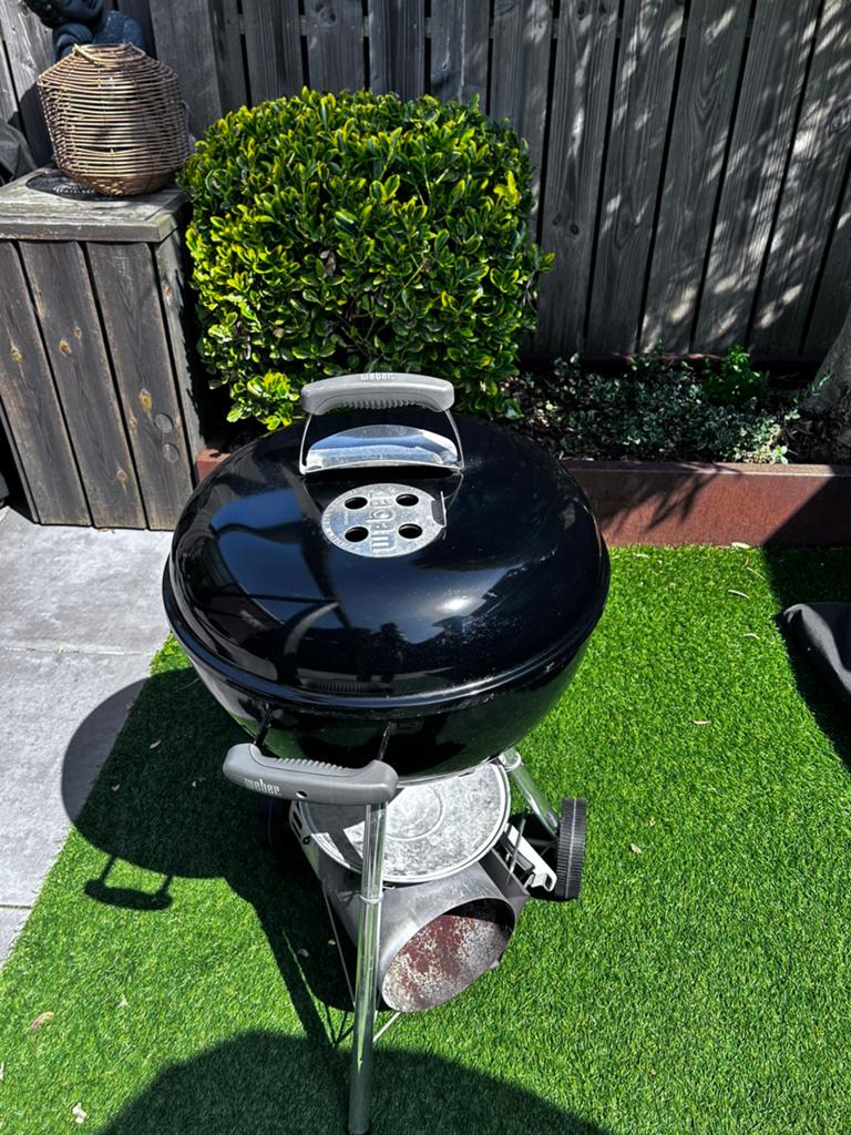 Weber Original Kettle 47cm BBQ, Tuin en Terras, Ophalen, Gebruikt, Met accessoires