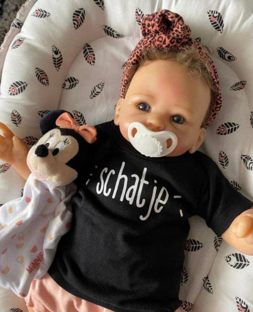 Reborn baby little peanut. 🌷 certificaat 🌷, Verzenden, Zo goed als nieuw, Pop