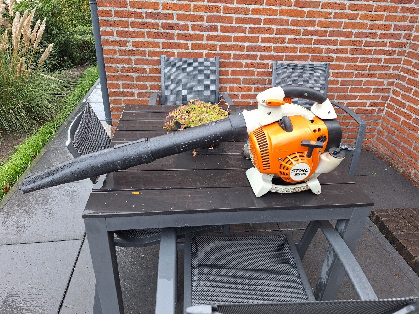 Stihl bg 86 bladblazer, Ophalen, Gebruikt, Benzine