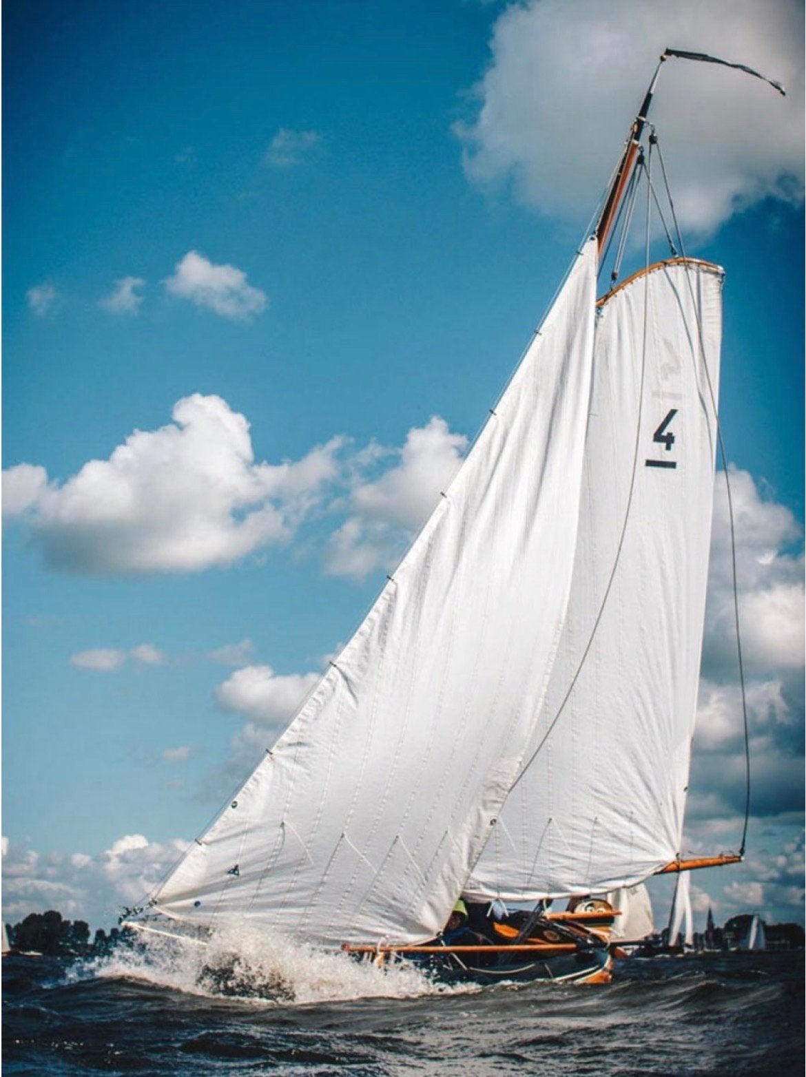 Tjotter/boatsje uit 1918/1919 - F.Lantinga IJlst, Ophalen, 4 m, 1 m, Elektrisch