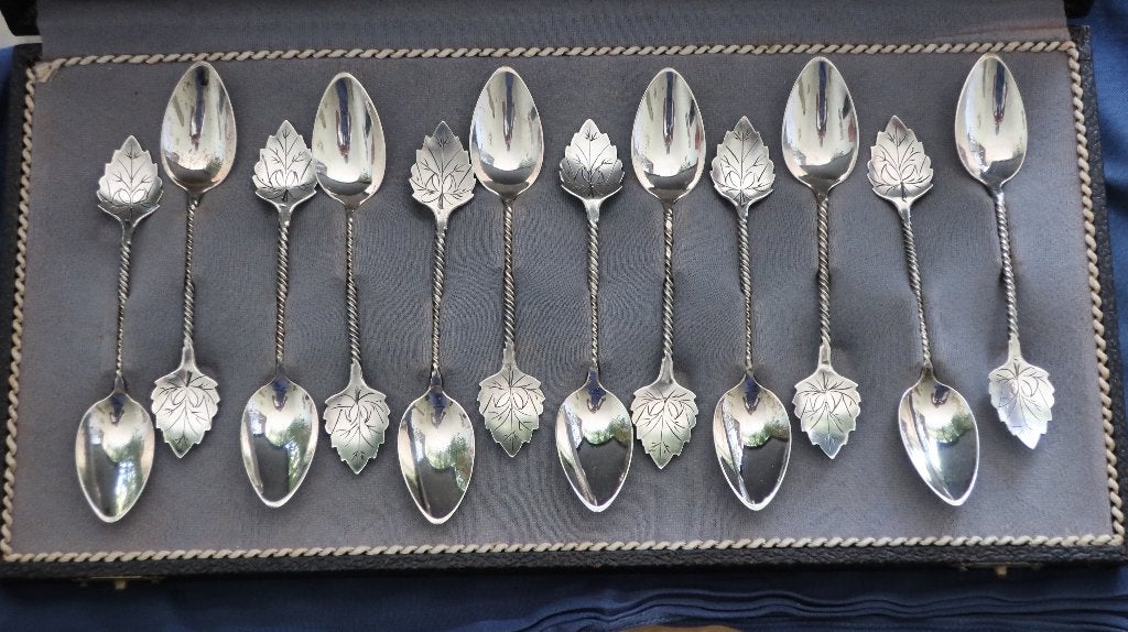 zilveren theelepels, Ophalen of Verzenden, Zilver
