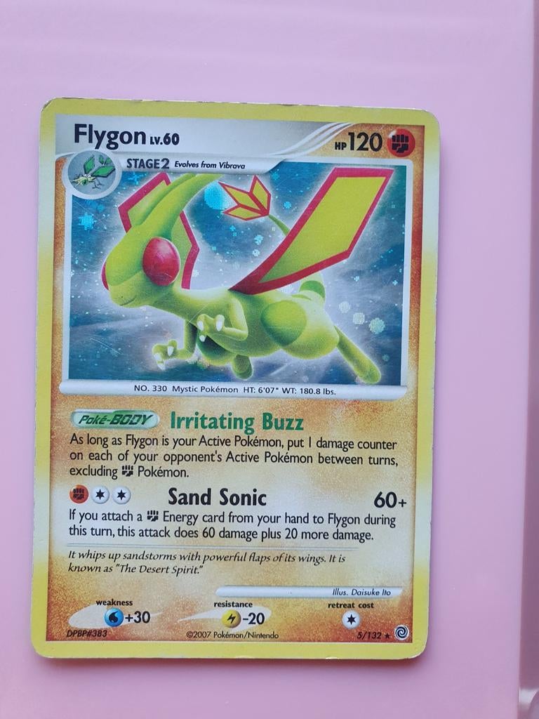 Flygon 5/132 holo pokemon kaart, Ophalen of Verzenden, Zo goed als nieuw