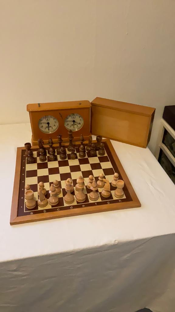 Opa chest set and clock and bored, Ophalen, Zo goed als nieuw