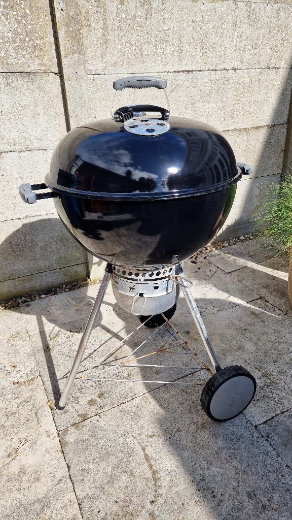 Weber Master Touch GBS 57 cm met nieuw RVS rooster, Tuin en Terras, Houtskoolbarbecues, Ophalen, Zo goed als nieuw, Weber, Met accessoires