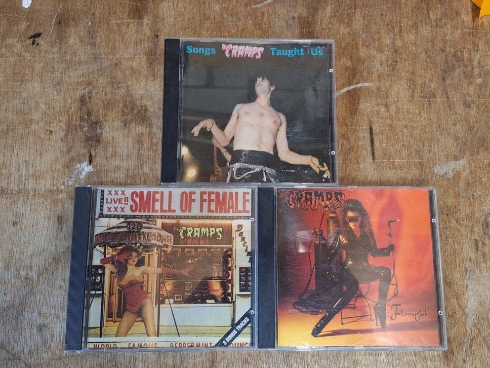 The Cramps CD Collectie: Songs, Smell of Female, Flamejob, Ophalen of Verzenden
