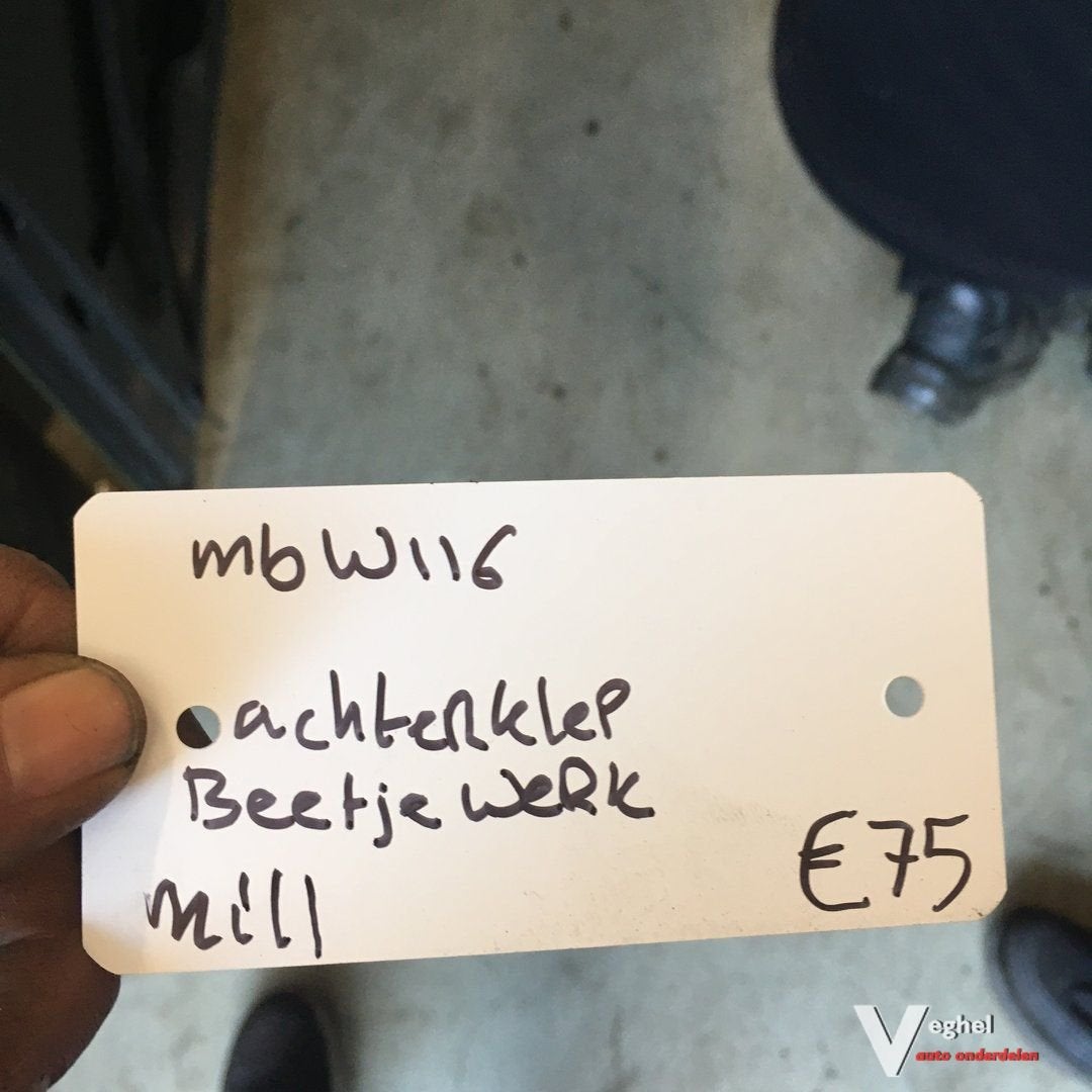 Mercedes W116  Achterklep, Ophalen, Gebruikt, -, Achter