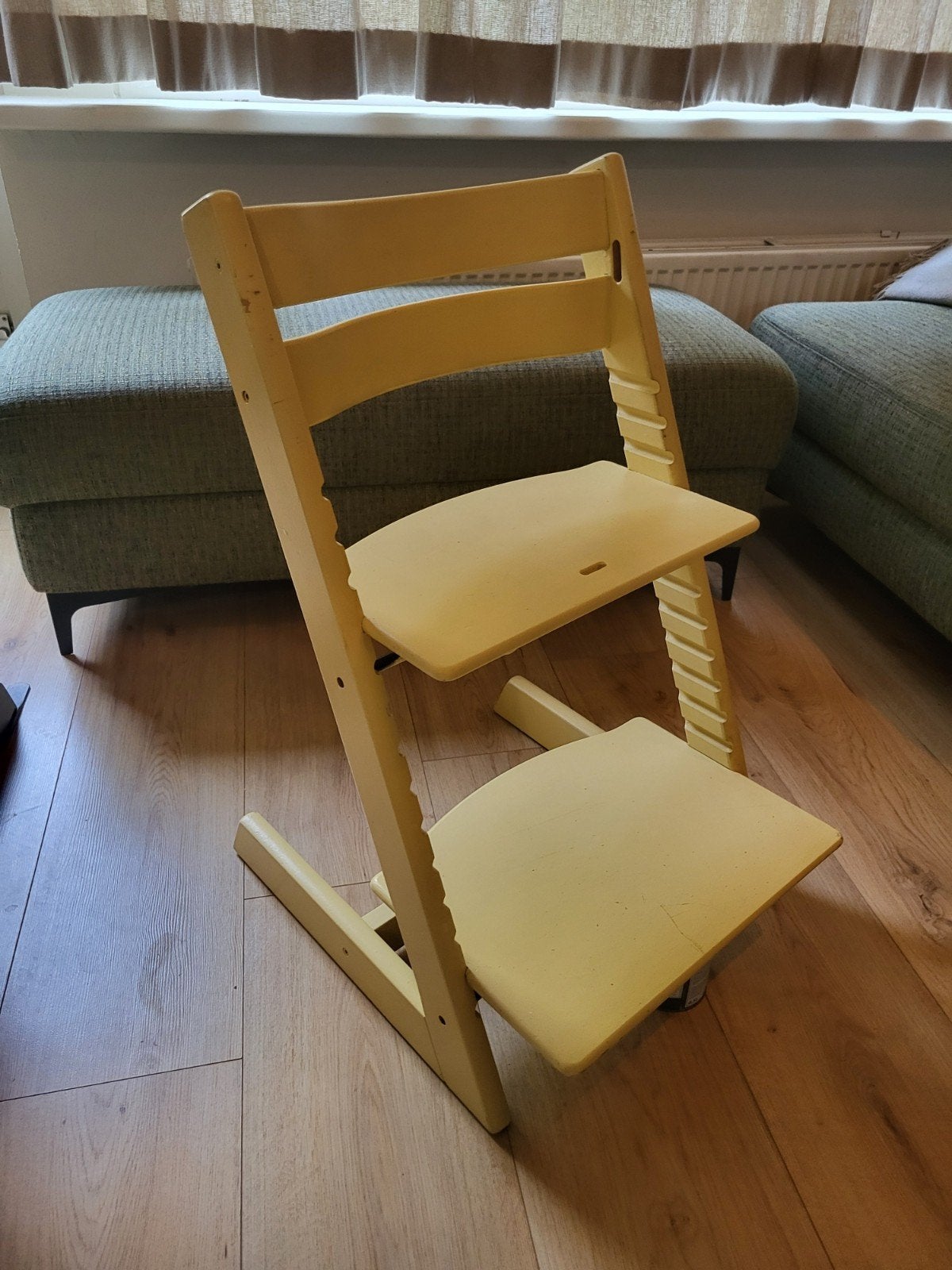 Stokke Tripp Trapp kinderstoel in lichte gele kleur, Ophalen, Gebruikt, Overige typen