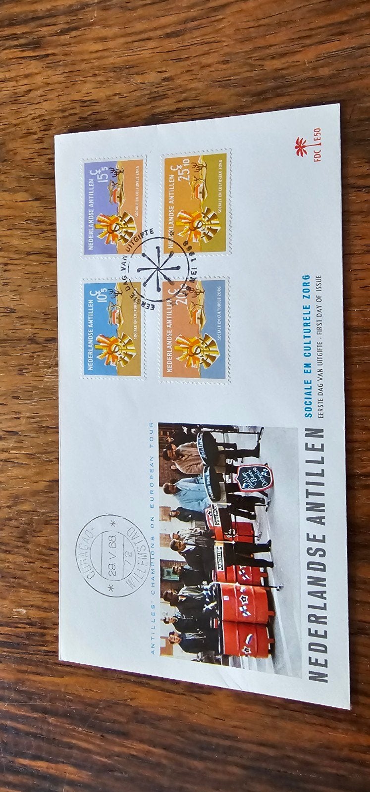 FDC Nederlandse Antillen E50 Sociale en Culturele Zorg, Verzenden, Rest van de wereld