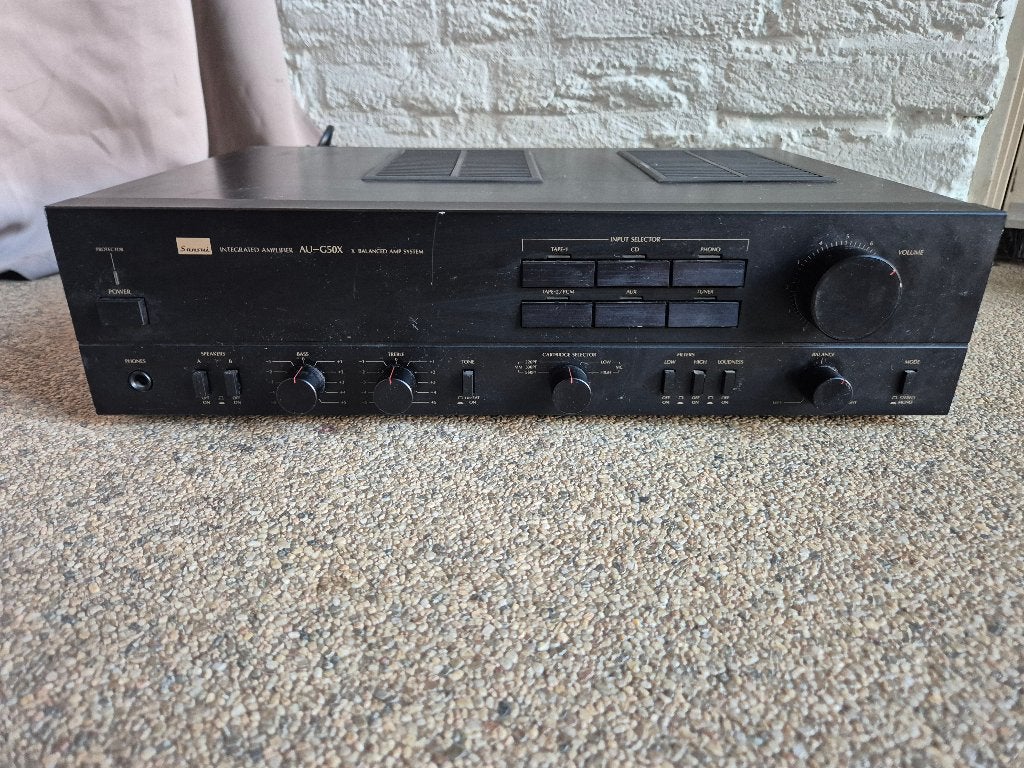 SANSUI AU-G50X & equalizer RG-700, Ophalen of Verzenden, Gebruikt, Overige merken, Losse componenten