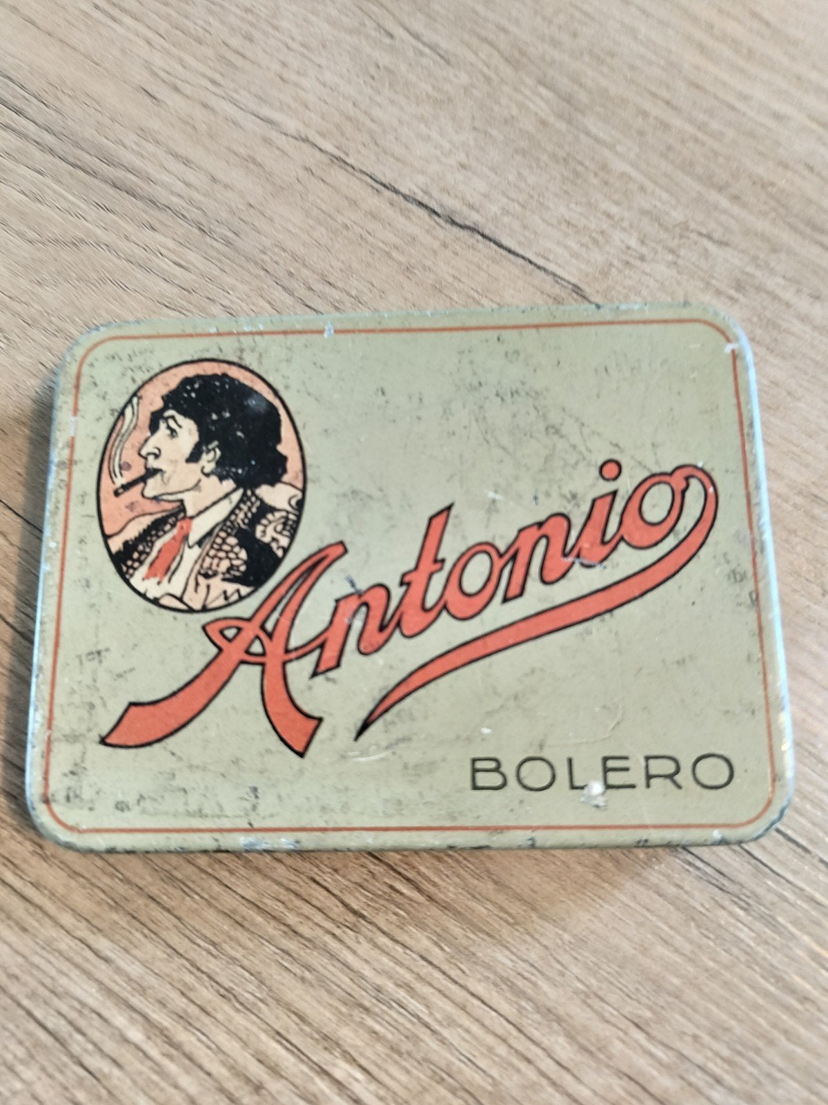 Antonio bolero sigarenblik, Ophalen of Verzenden, Gebruikt, Overige