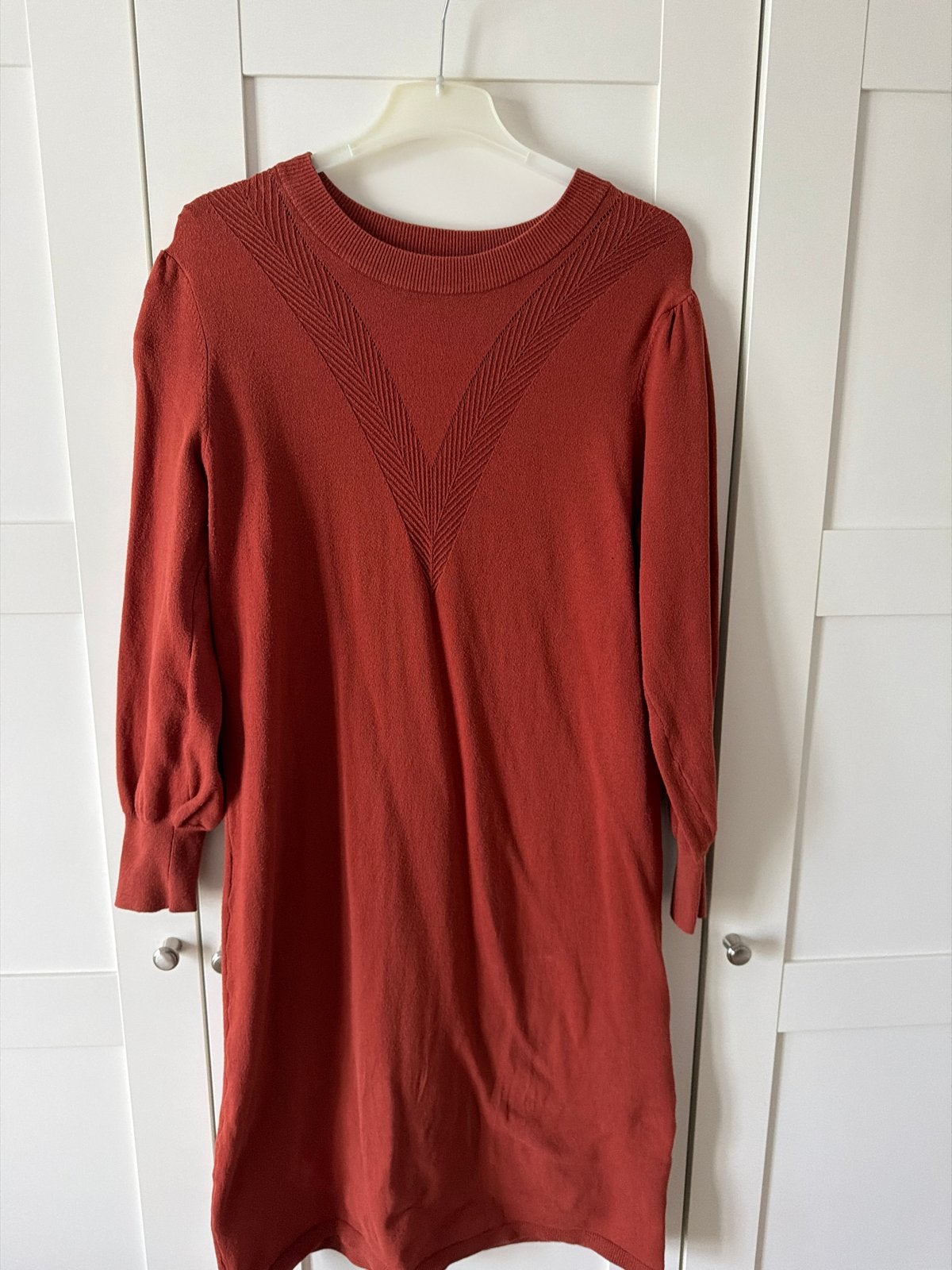Blooomings Amsterdam gebreide jurk maat XL, Kleding | Dames, Maat 46/48 (XL) of groter, Oranje, Ophalen of Verzenden, Zo goed als nieuw