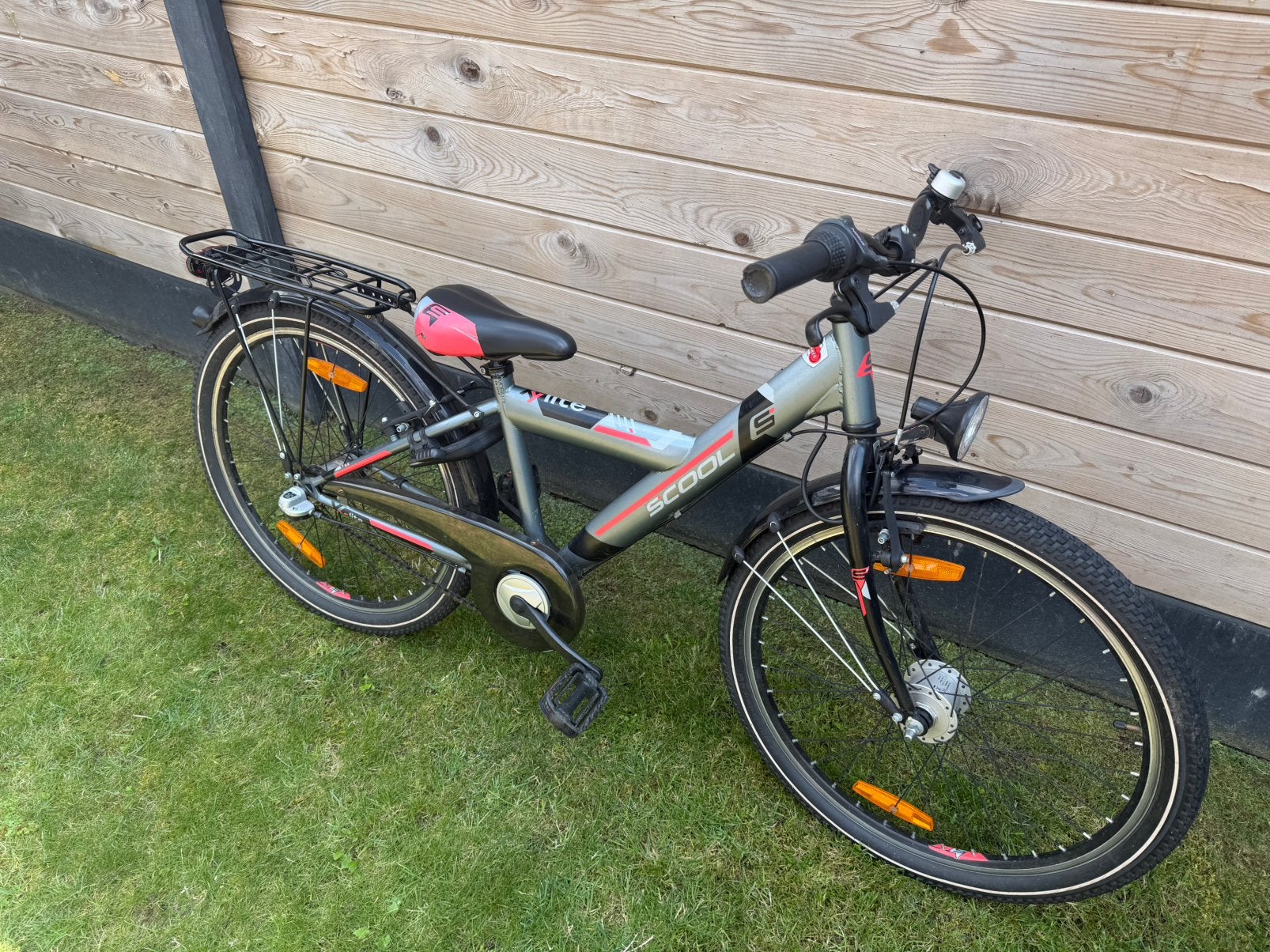Jongensfiets 24 inch Scool XXlite, Fietsen en Brommers, Fietsen | Jongens, Ophalen, Zo goed als nieuw, 24 inch, Handrem