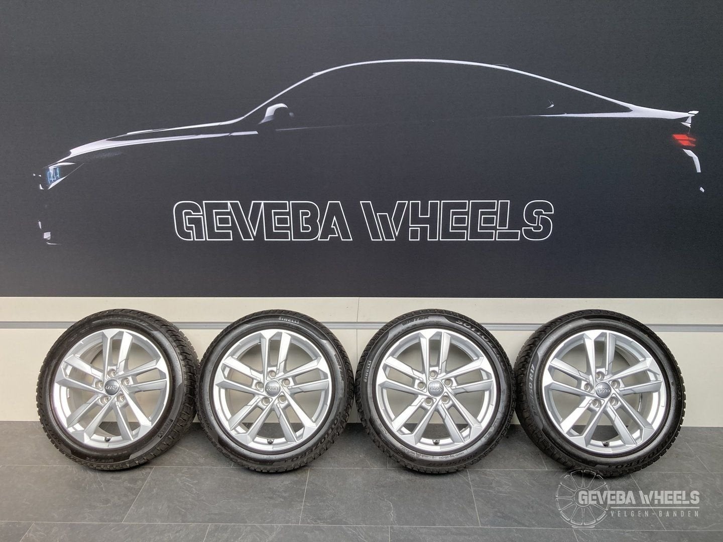 17” originele Audi A3 8P 8V 8Y velgen + winterbanden 5x112, Auto-onderdelen, Banden en Velgen, Gebruikt, -, -, Banden en Velgen