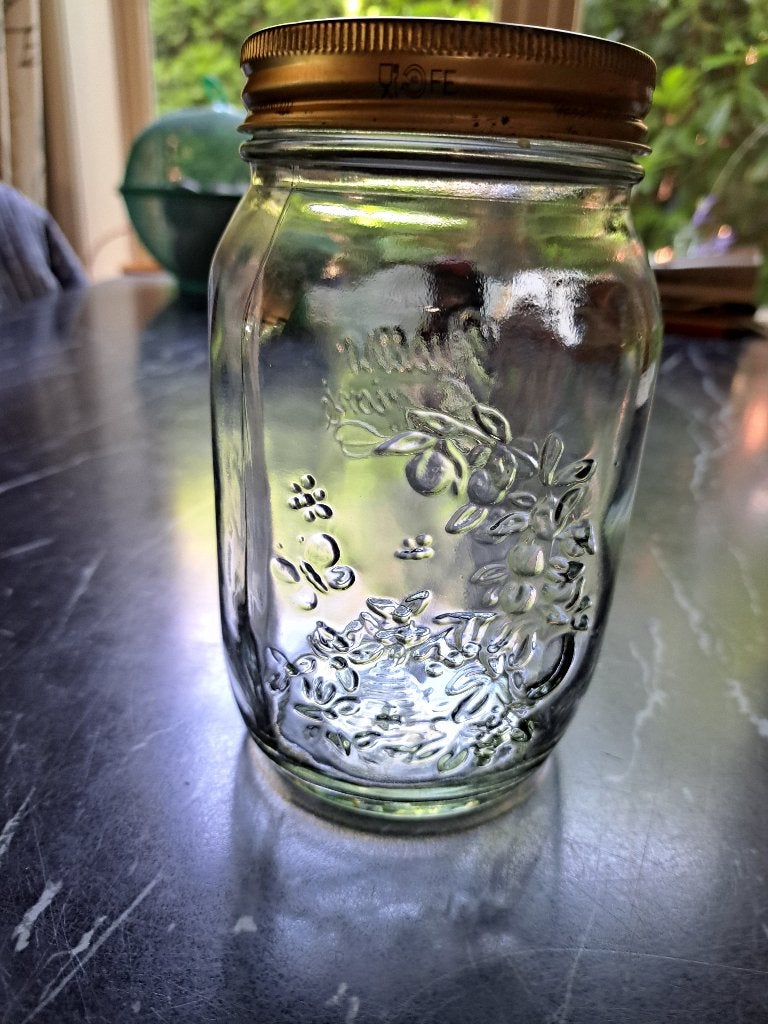 glazen weckpot, Ophalen of Verzenden, Voorraadpot, Overige merken, Glas