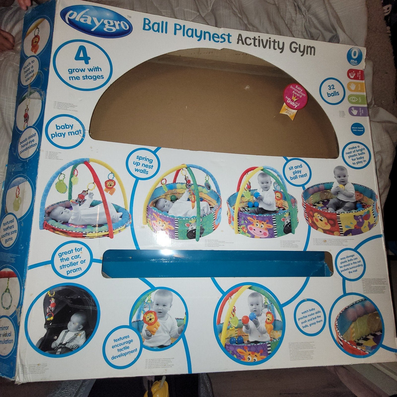 Playgro Ballenbak met Speelboog en Ballen, Kinderen en Baby's, Ophalen