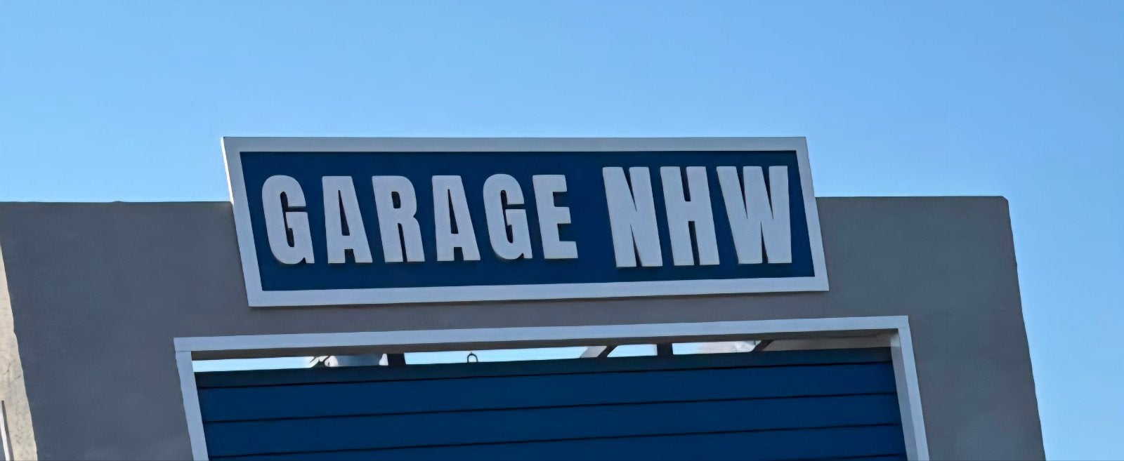 Houten bord 'GARAGE', Ophalen