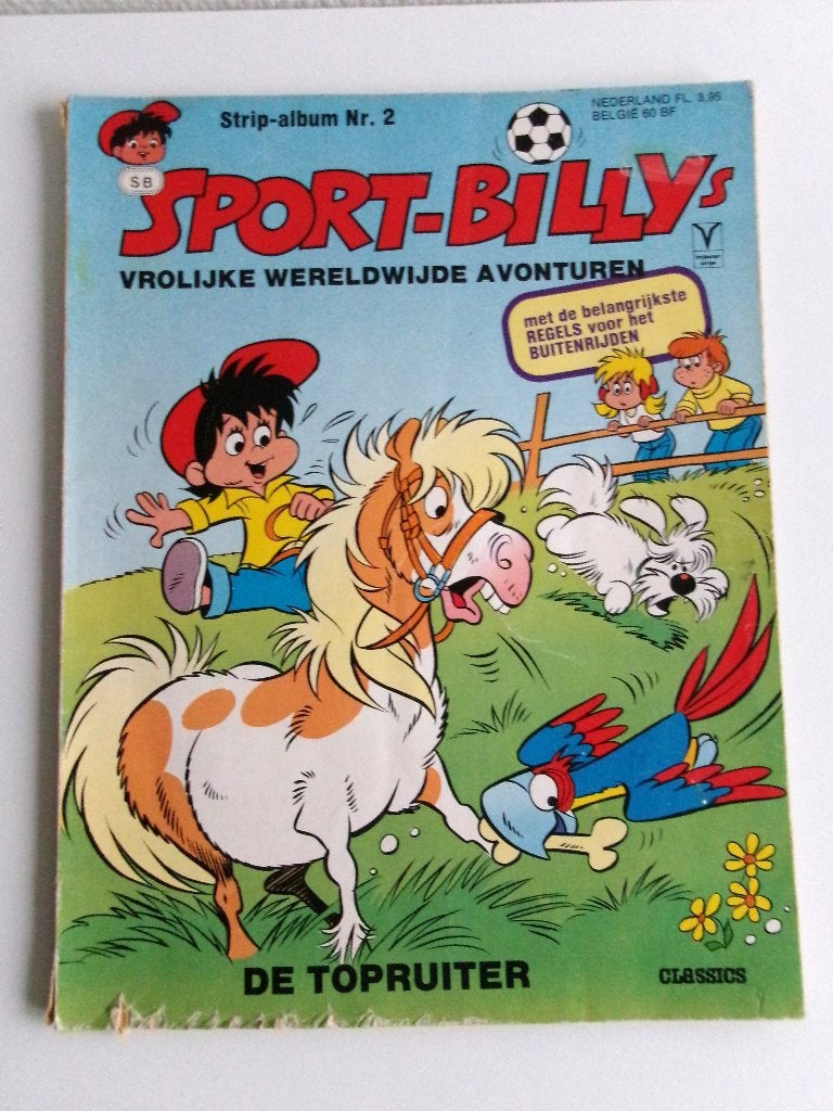 Stripboek - Sport Billy NR. 2 De Topruiter, Gelezen, Eén stripboek, Walter Neugebauer, Ophalen of Verzenden