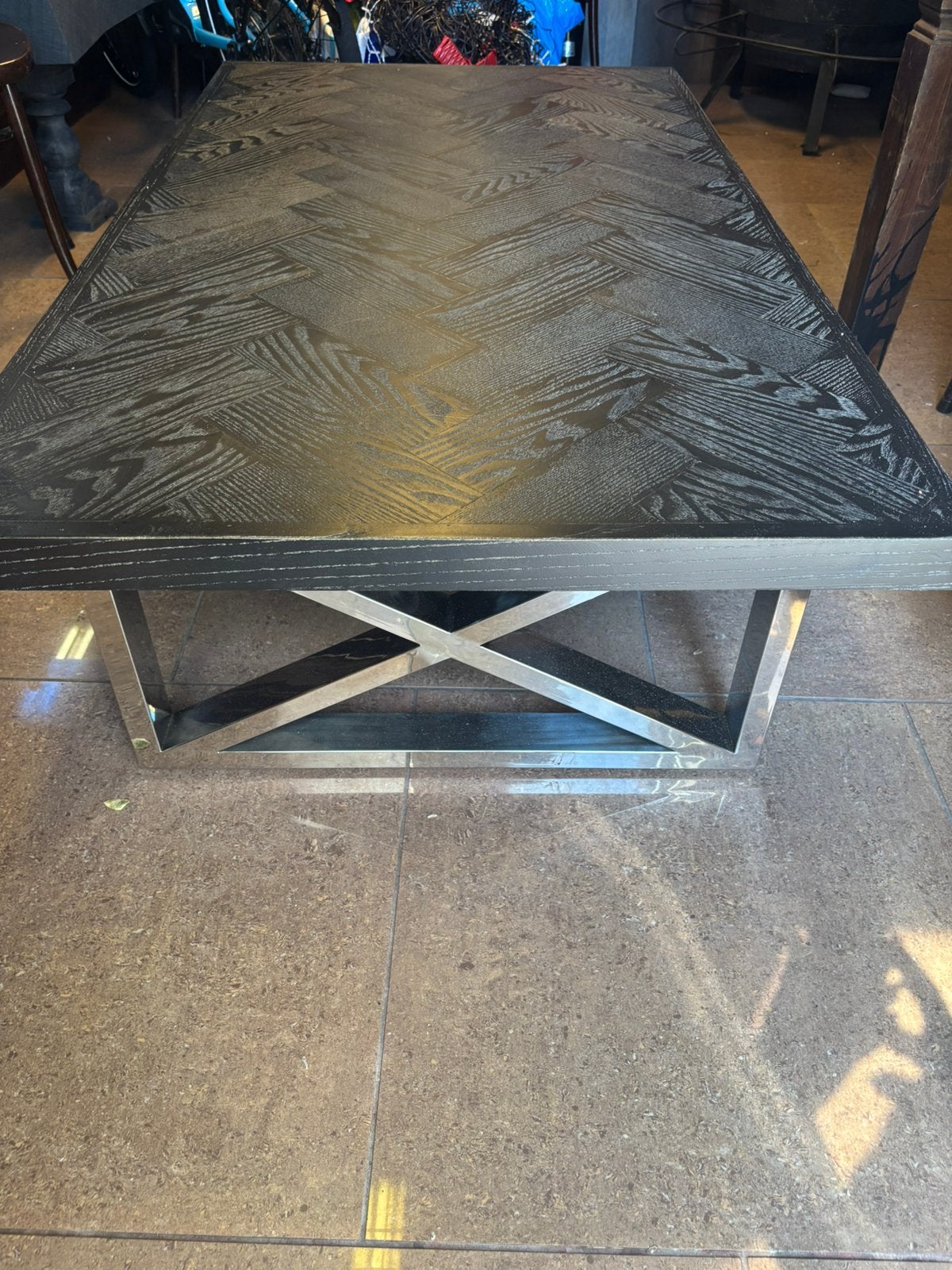 Richmond tafel, Huis en Inrichting, Tafels | Salontafels, Ophalen, Zo goed als nieuw, Rechthoekig, 50 tot 100 cm