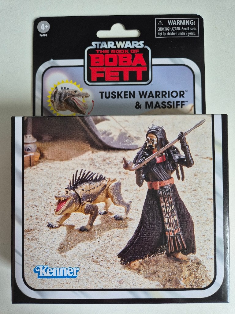 Star Wars Vintage Collection Tusken Warrior & Massif, Ophalen of Verzenden, Nieuw, Actiefiguurtje