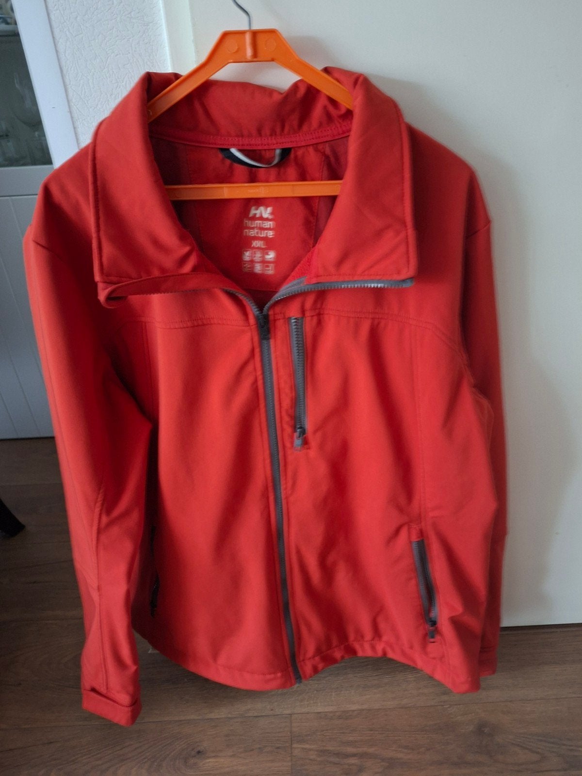 Human Nature softshell jas, maat XXL, oranje, Ophalen, Zo goed als nieuw, Maat 46/48 (XL) of groter, Oranje