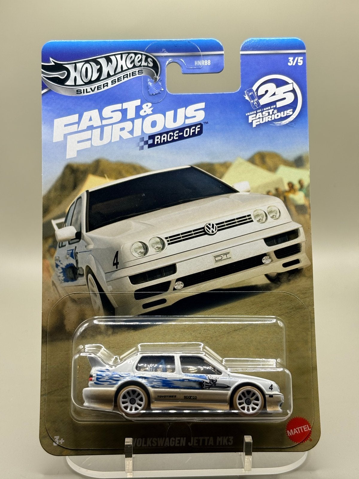 Hot Wheels Fast & Furious Volkswagen Jetta MK3 Silver Series