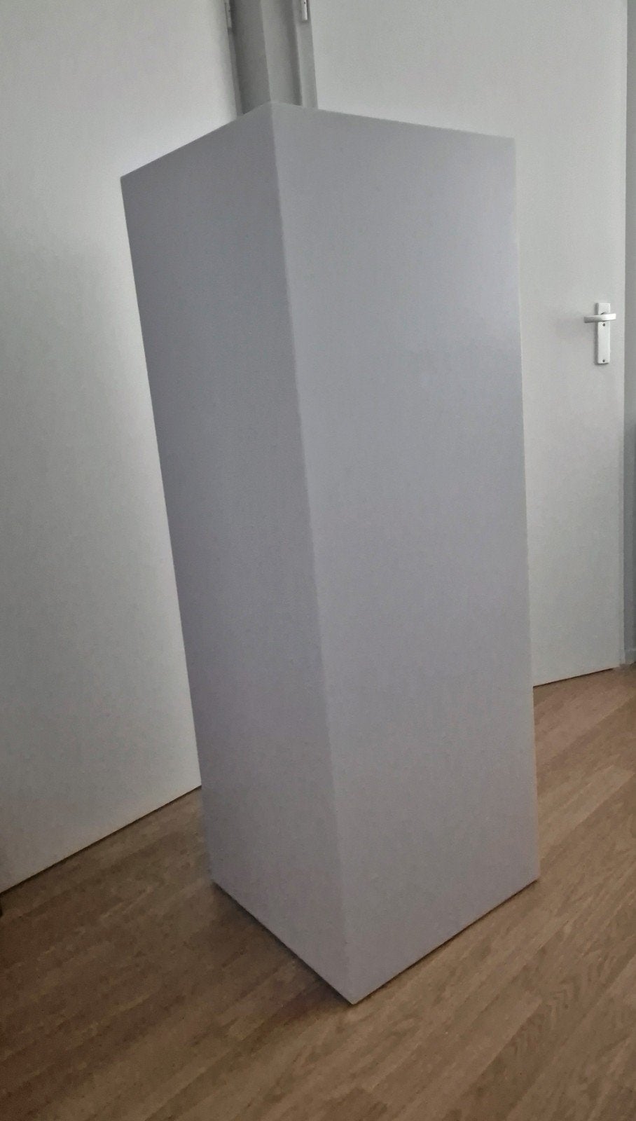 Hoge design plantenbak zuil kunst pilaar 140 cm  45,5 x 45,5, Ophalen, Zo goed als nieuw
