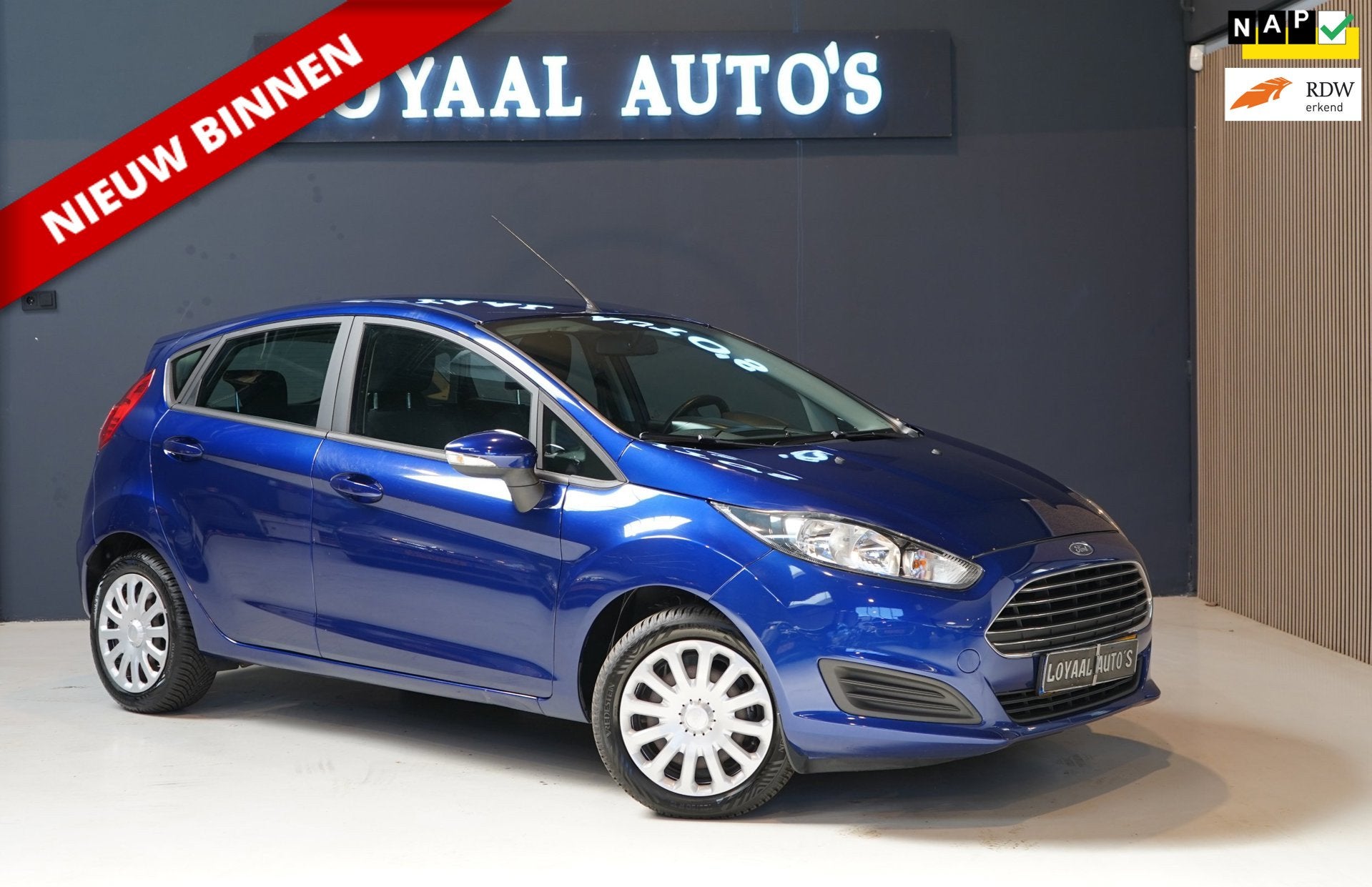 Ford Fiesta 1.0 Style |NAVI|AIRCO|ELEK.RAMEN|NAP|APK., Auto's, Euro 5, Stof, Gebruikt, 525 kg