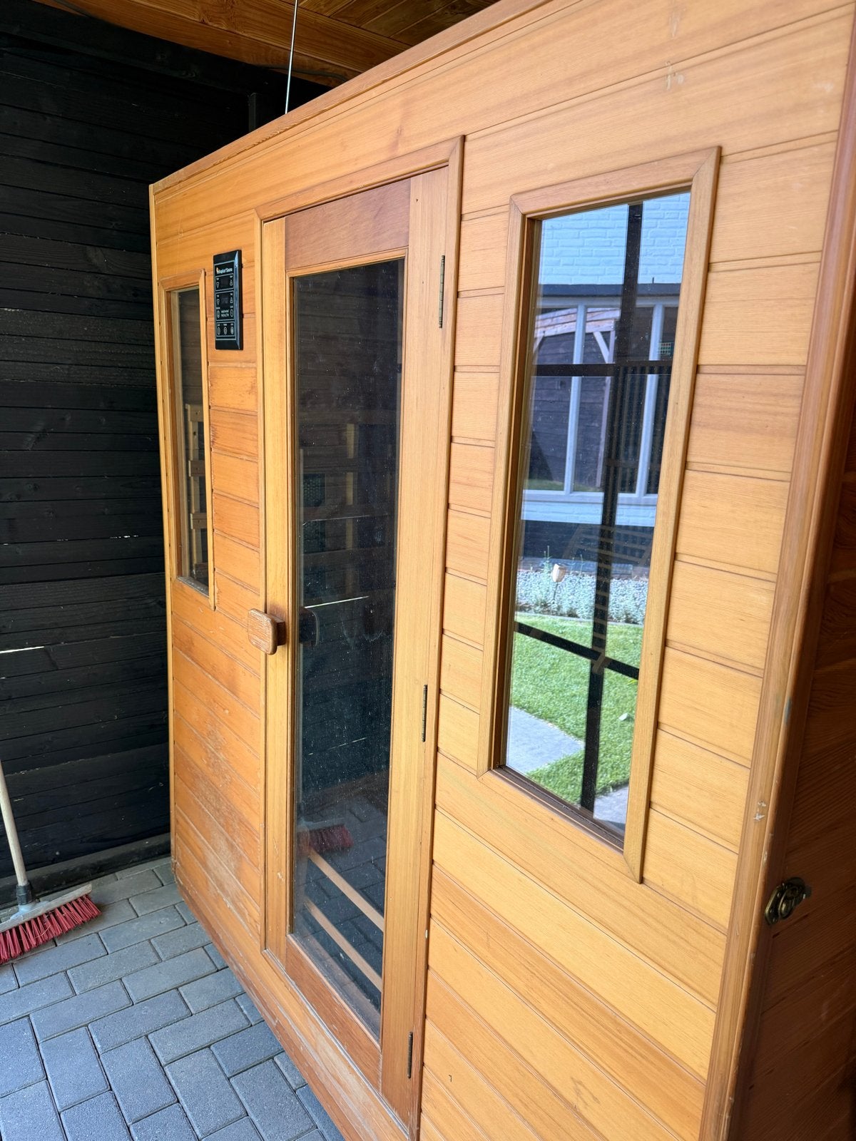 Infrarood sauna voor 4 personen, Ophalen, Gebruikt, Infrarood, Complete sauna