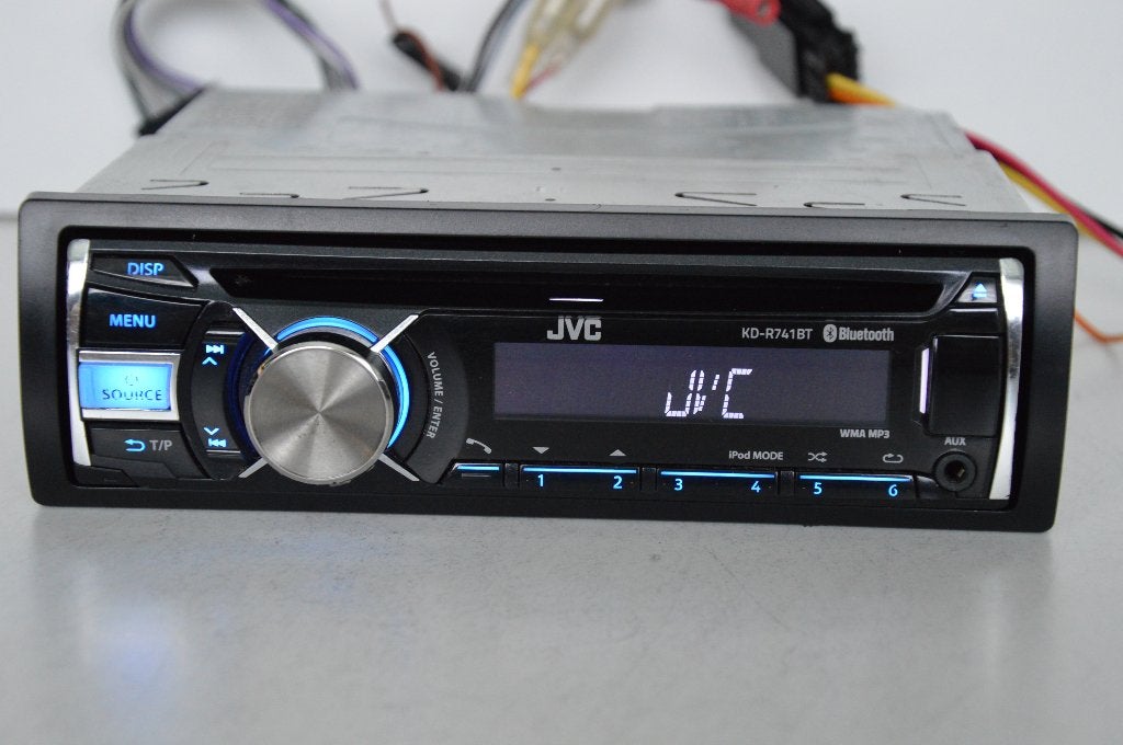 JVC  KD-R741BT  MP3  AUX  USB  BLUETOOTH, Auto diversen, Autoradio's, Ophalen of Verzenden, Zo goed als nieuw