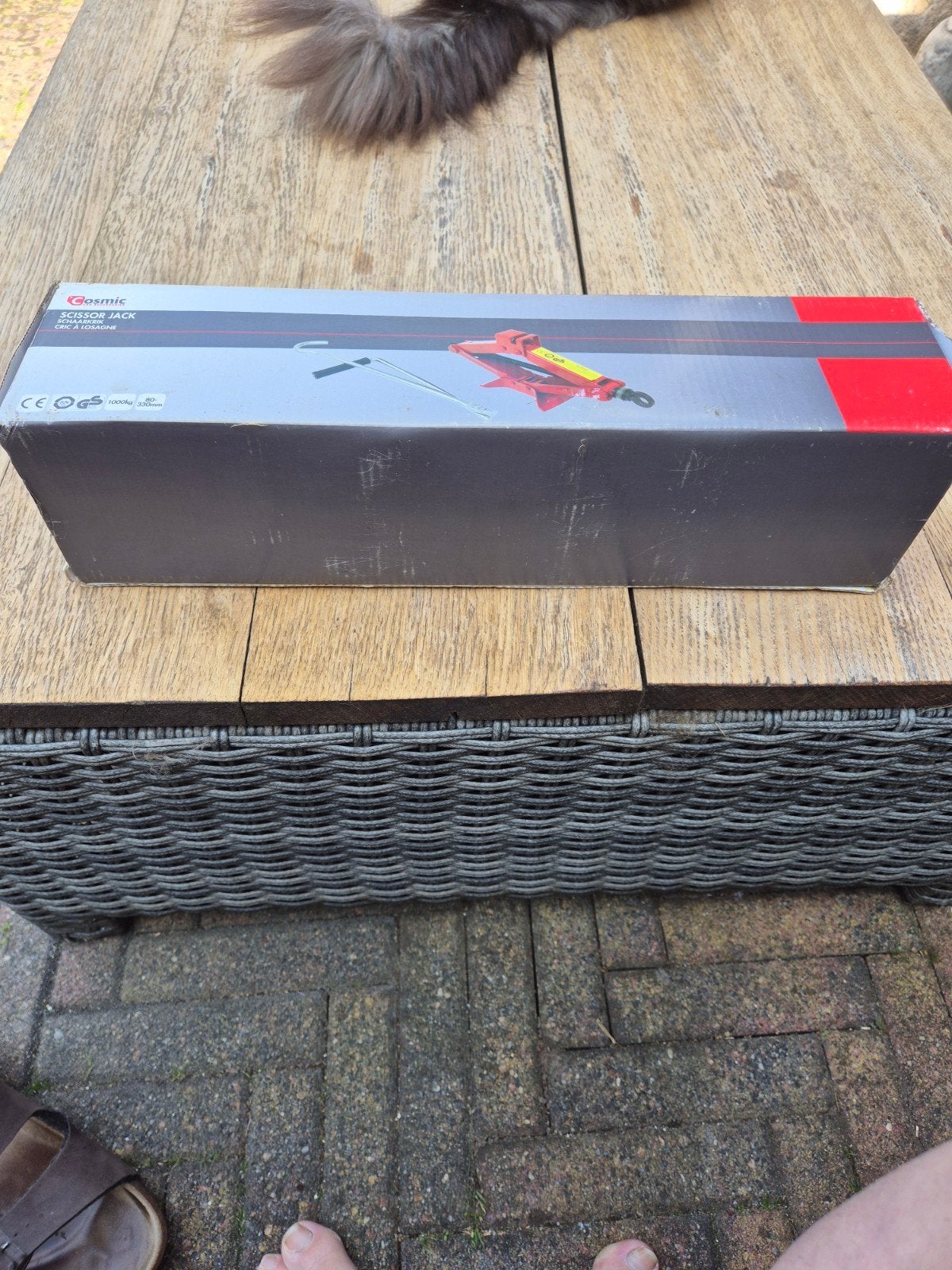 Cosmic Schaarkrik 1000kg, Auto diversen, Krikken, Zo goed als nieuw, Schaarkrik, Manueel, Ophalen of Verzenden